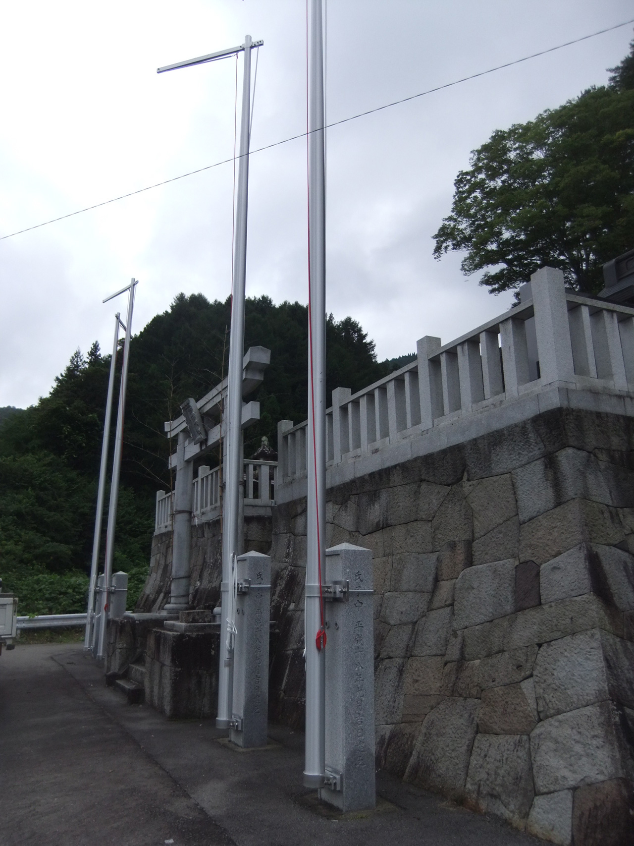 のぼりポール制作